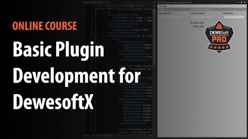 basic plugin development for dewesoftx