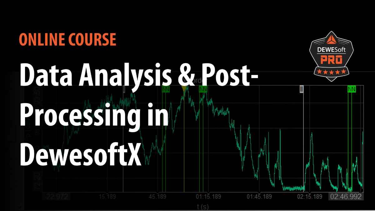 data analysis post processing in dewesoftx