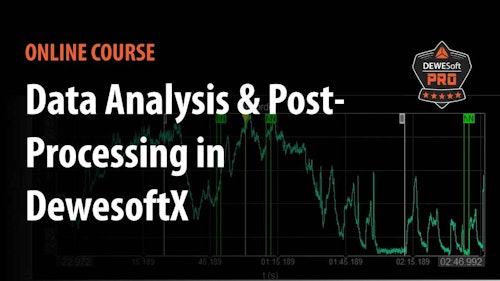 data analysis post processing in dewesoftx