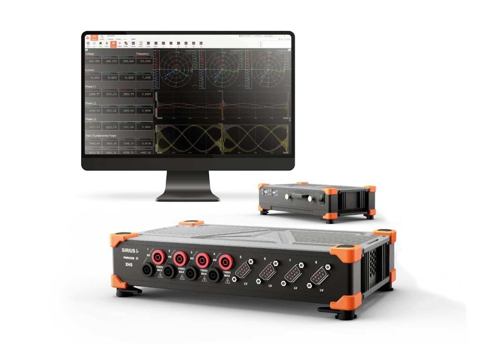 SIRIUS modular “slice” connected to a rugged SBOX computer for data processing and storage. The SBOX drives any standard monitor and has ports for keyboards, pointing devices, and more.