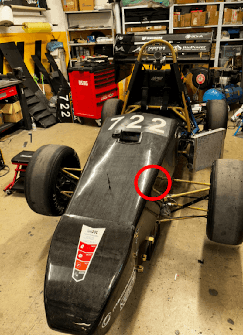 The front antenna position. The front antenna position.