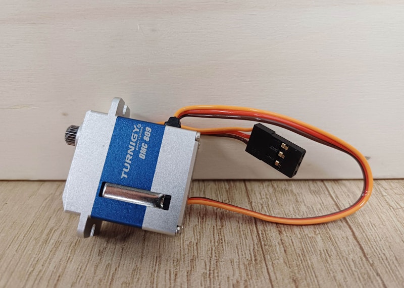 Tested servo motors: Turnigy DMC 809