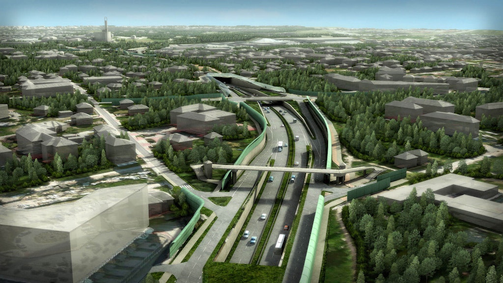 Abb. 1: Modell der Łagiewnicka-Route in Krakau