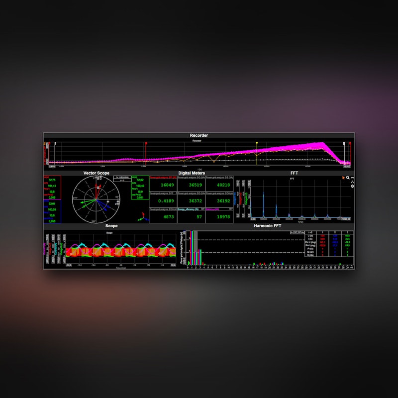 DewesoftX: software for aircraft electric power testing
