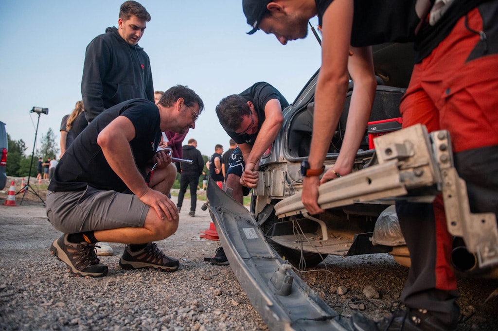 From broken towing hooks to rocky experiments, the track delivered challenges and laughs.