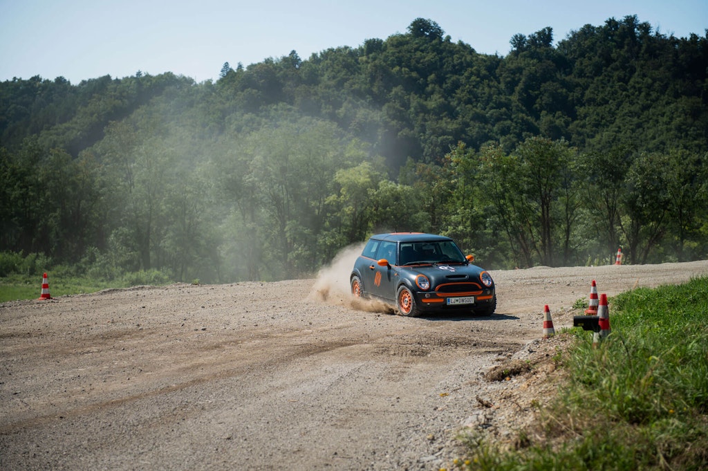 Precision driving called for focus, control, and a steady hand on the gravel track.