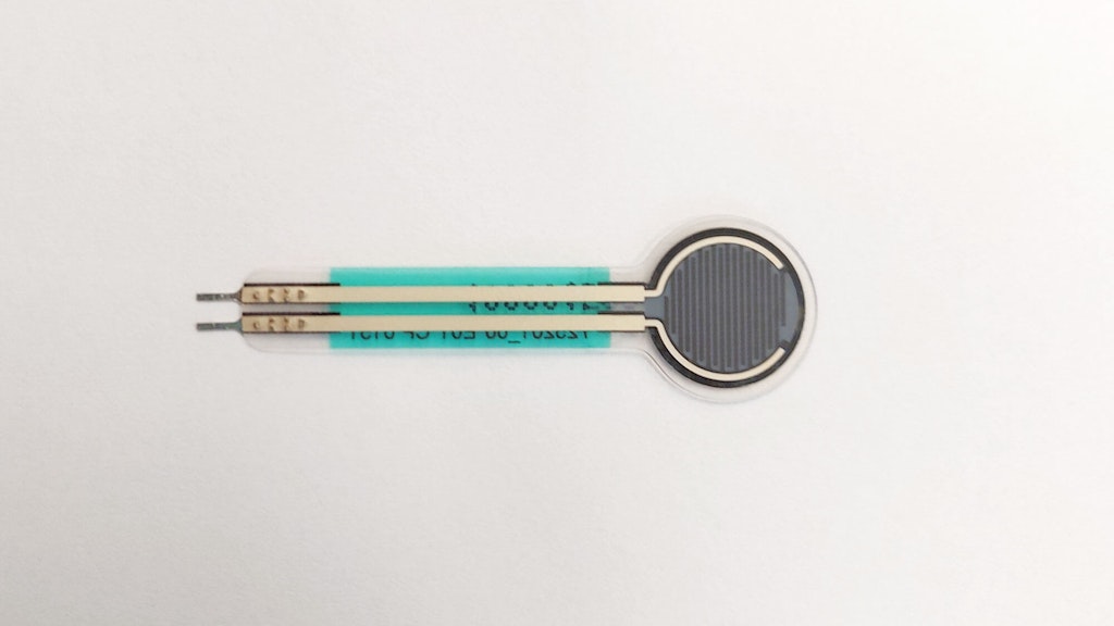 The force sensor used.