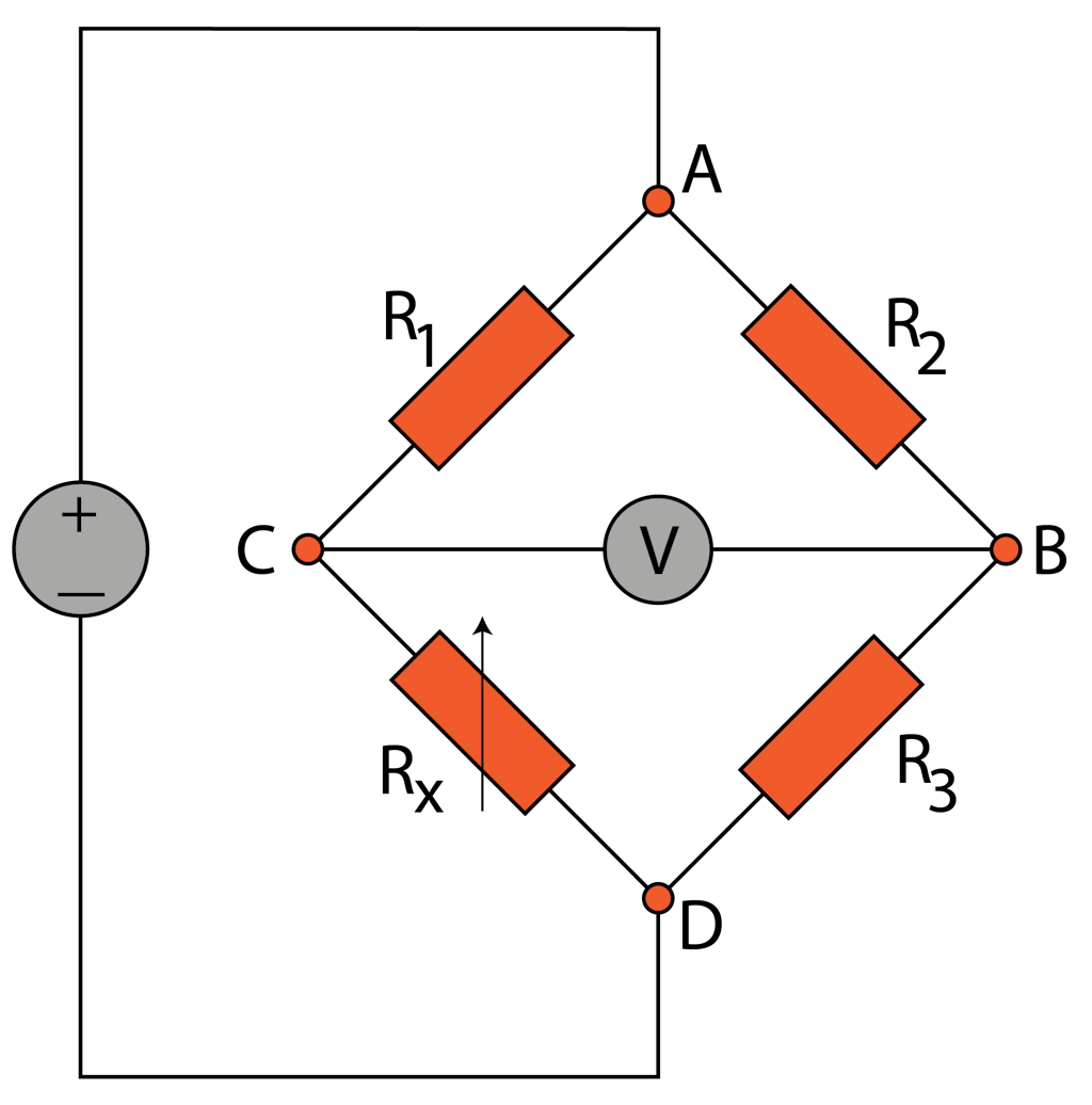 Diagram Wheatstone-brygga