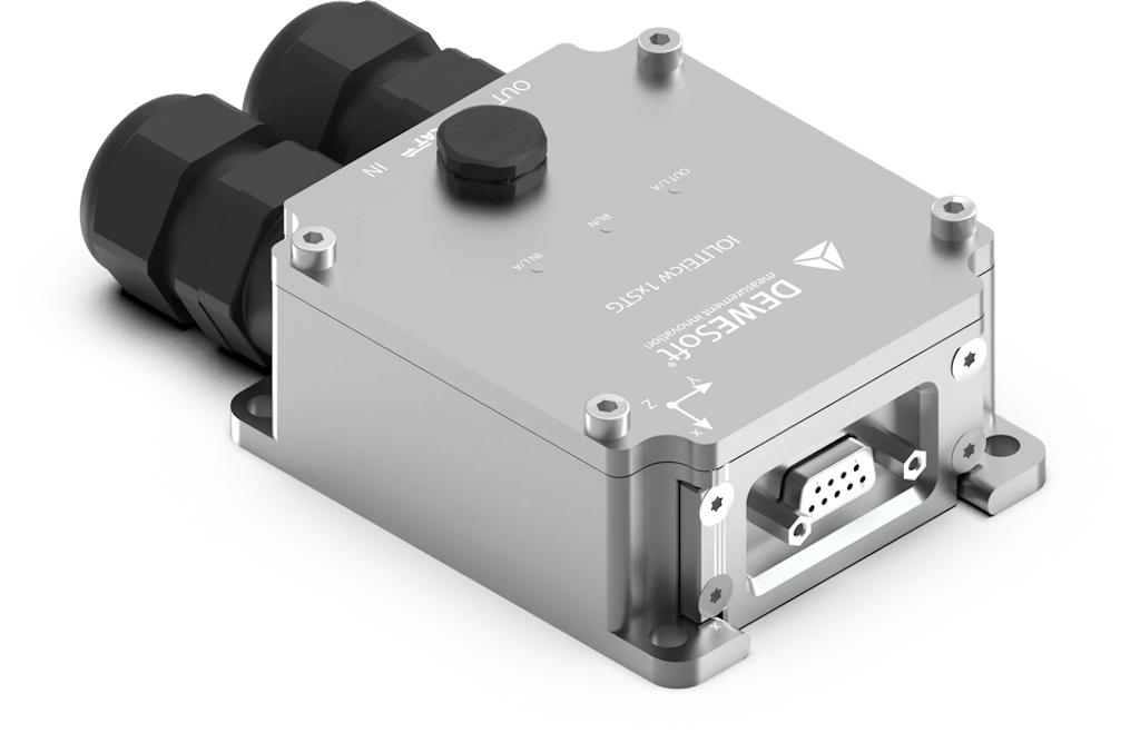 Figure 2. Dewesoft IOLITE 1xSTG amplifier.