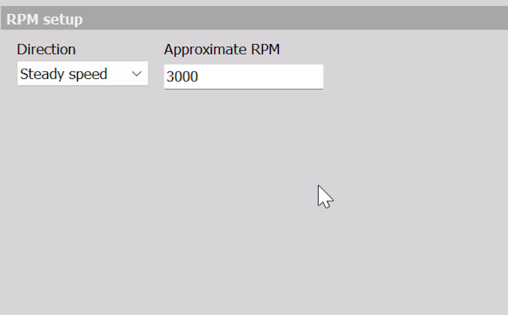 The Steady speed Direction mode removes Speed bin settings. The Steady speed Direction mode removes Speed bin settings.