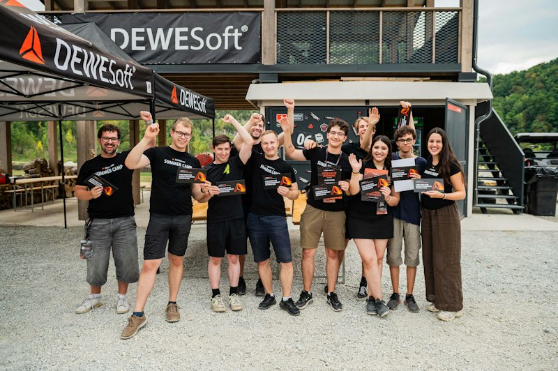 Winning team of Dewesoft Summer Camp