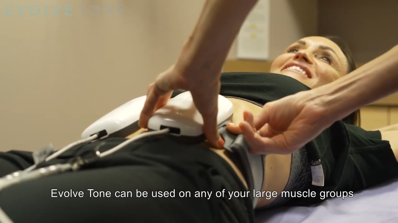 Woman Receiving Evolve Tone Treatment