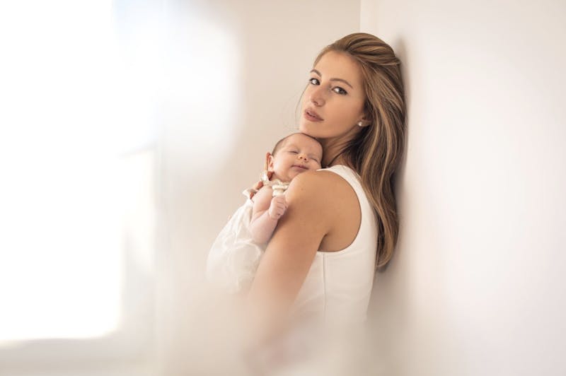 Woman with Her Baby