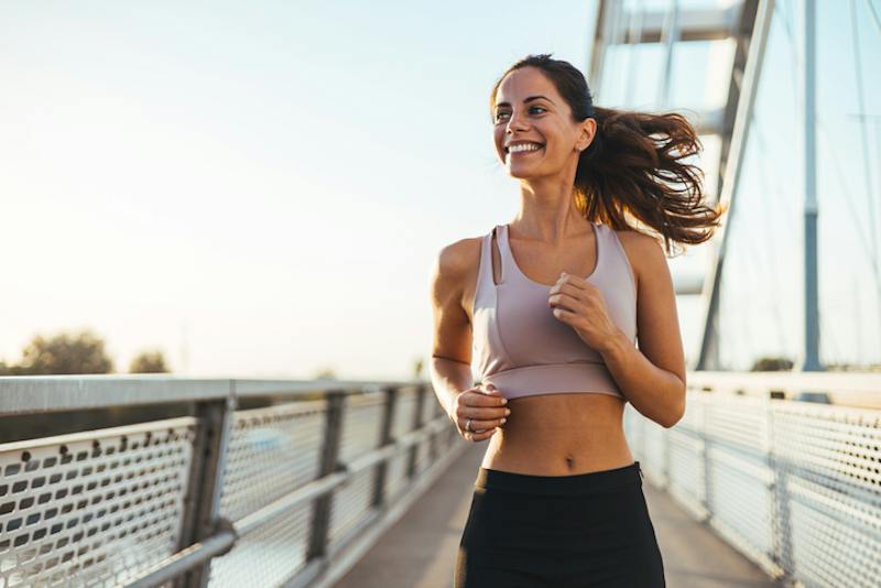 Woman running