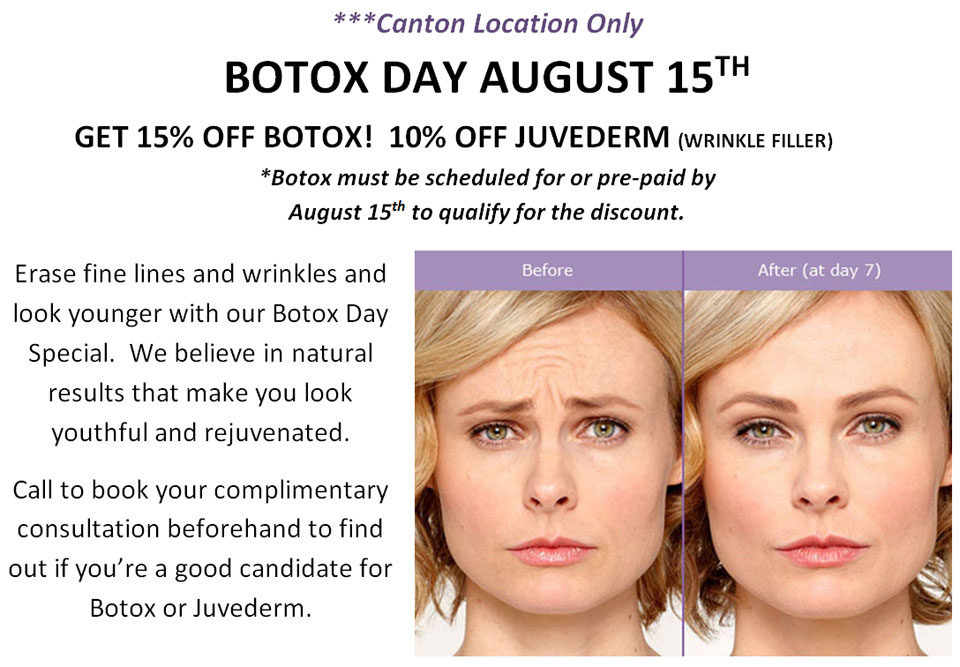 Dream Spa Medical Blog | Join Us For Botox Day in Canton on August 15, 2015 - Brookline MA