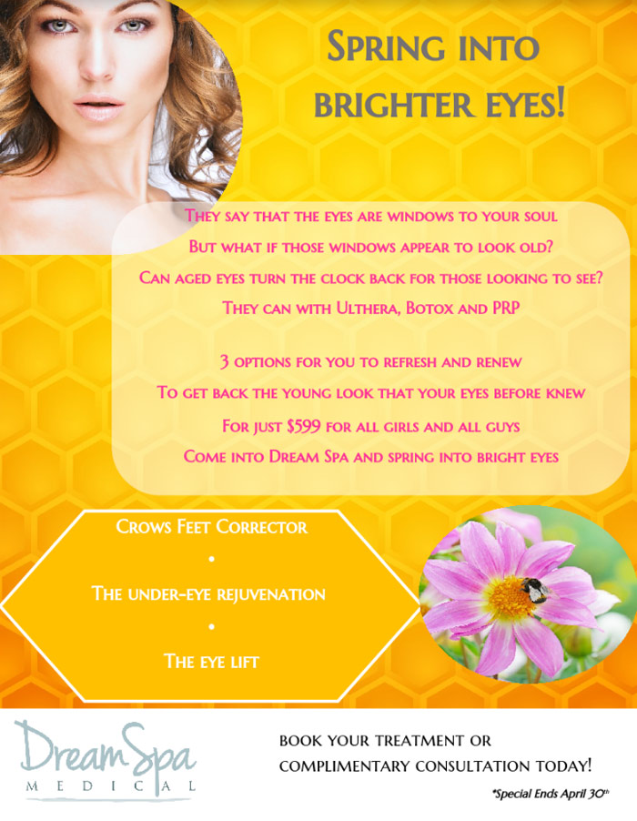 Dream Spa Medical Blog | Spring Into Brighter Eyes - Brookline, MA