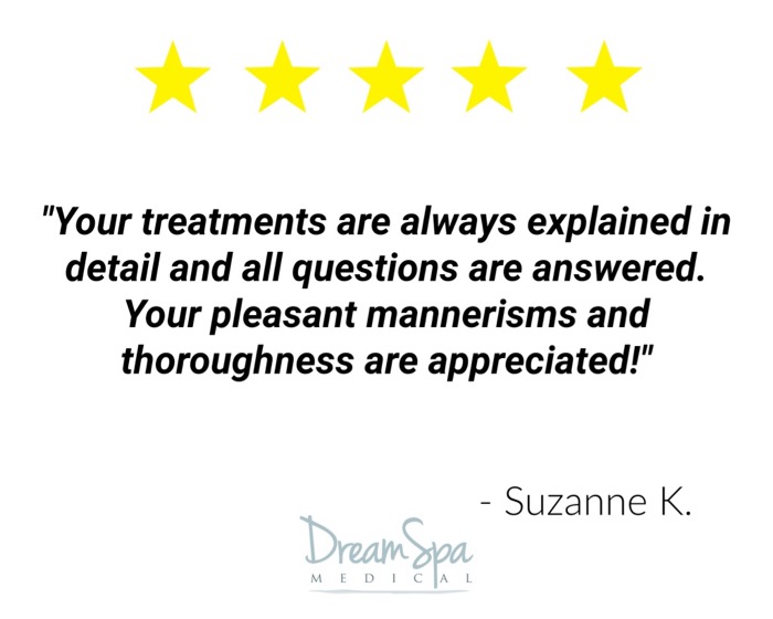 Dream Spa Medical Blog | A great review from one of our clients
