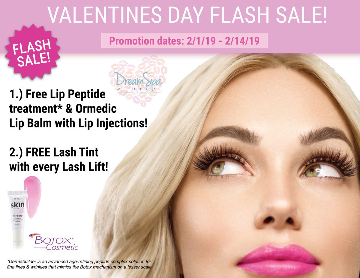 Dream Spa Medical Blog | Valentines Day Flash Sale, Starting February 1st to 14th! Brookline MA
