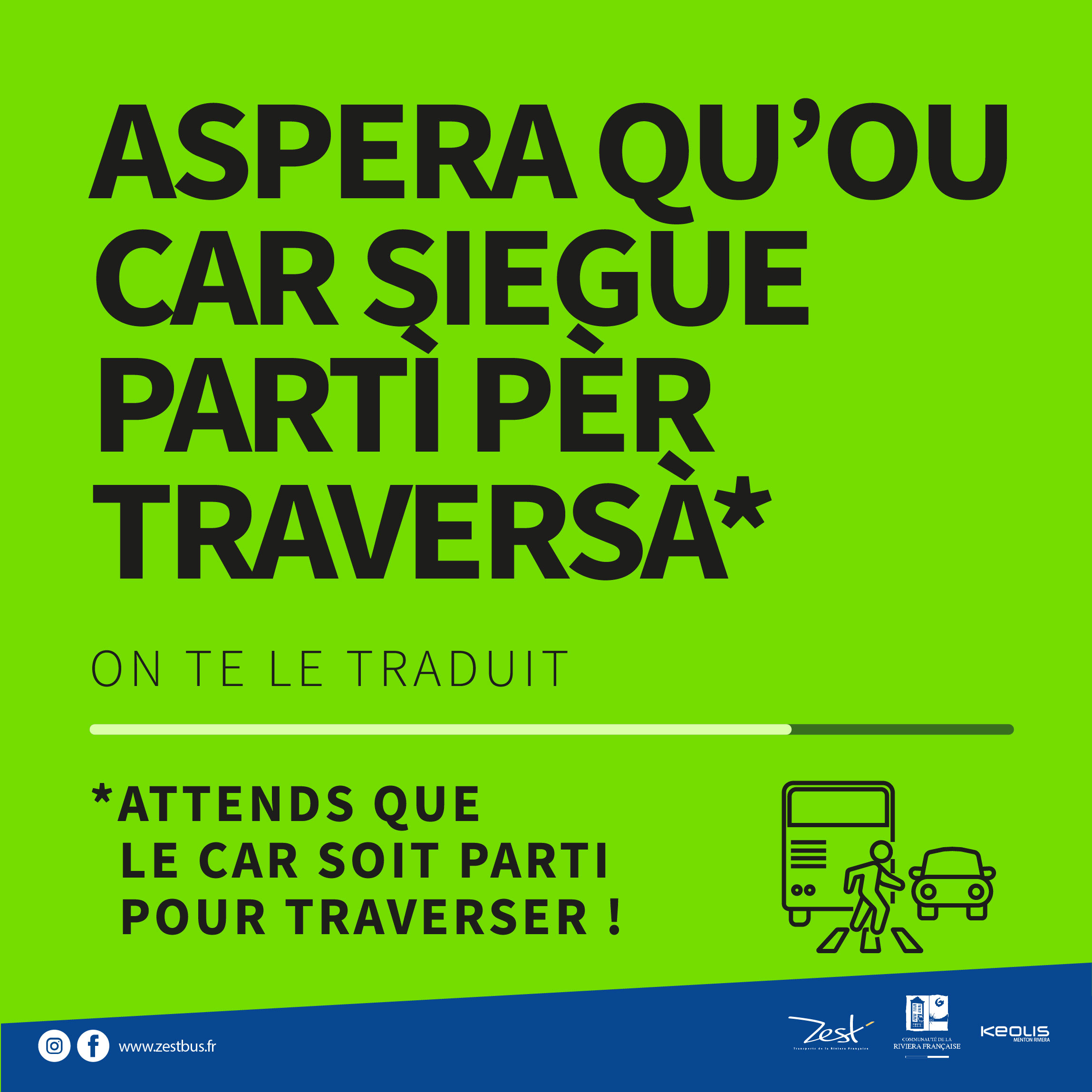 Affiche présentation campagne sécurité