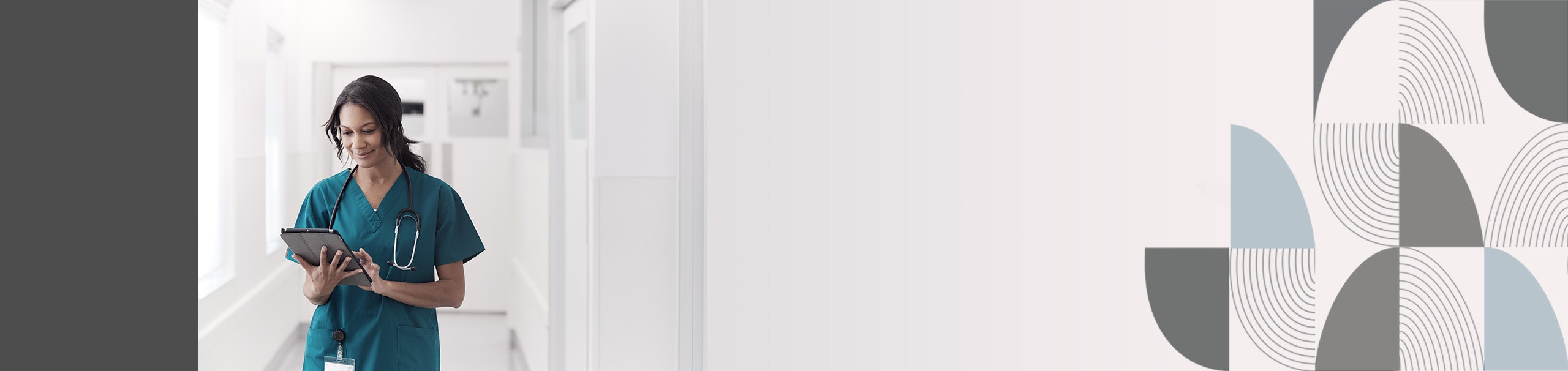 full width text image