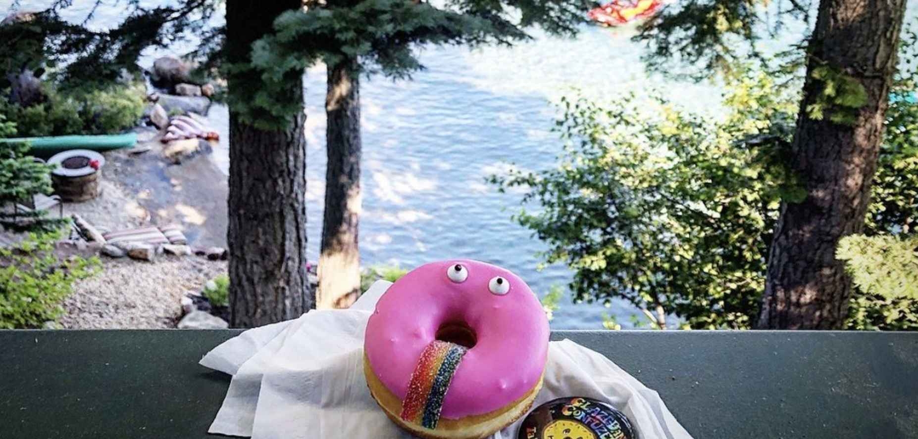 a creation of Glazed and Confused donuts in Lake Tahoe, photo by Kourtney K via Yelp
