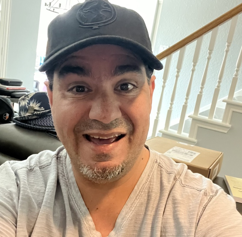 Chris rocking his Wander hat