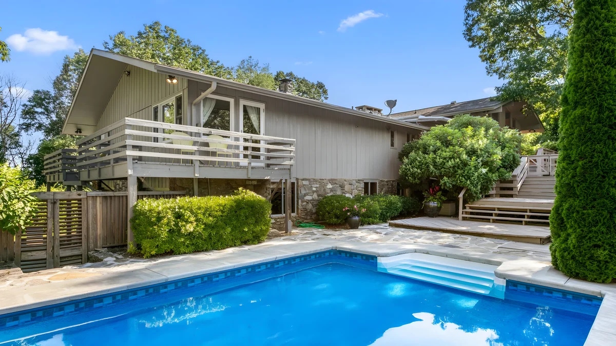 Welcome to private poolside luxury in Weaverville