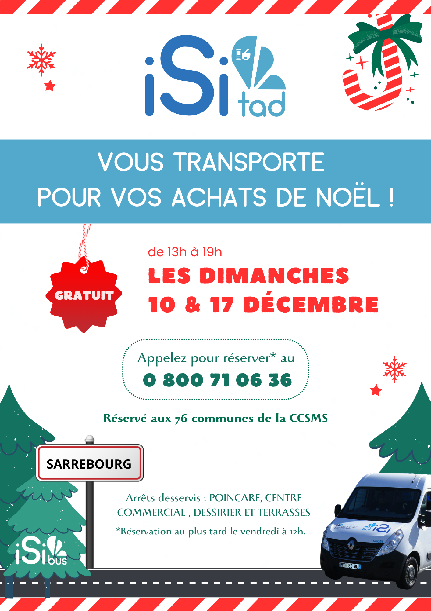 iSitad vous transporte pour vos achats de Noël