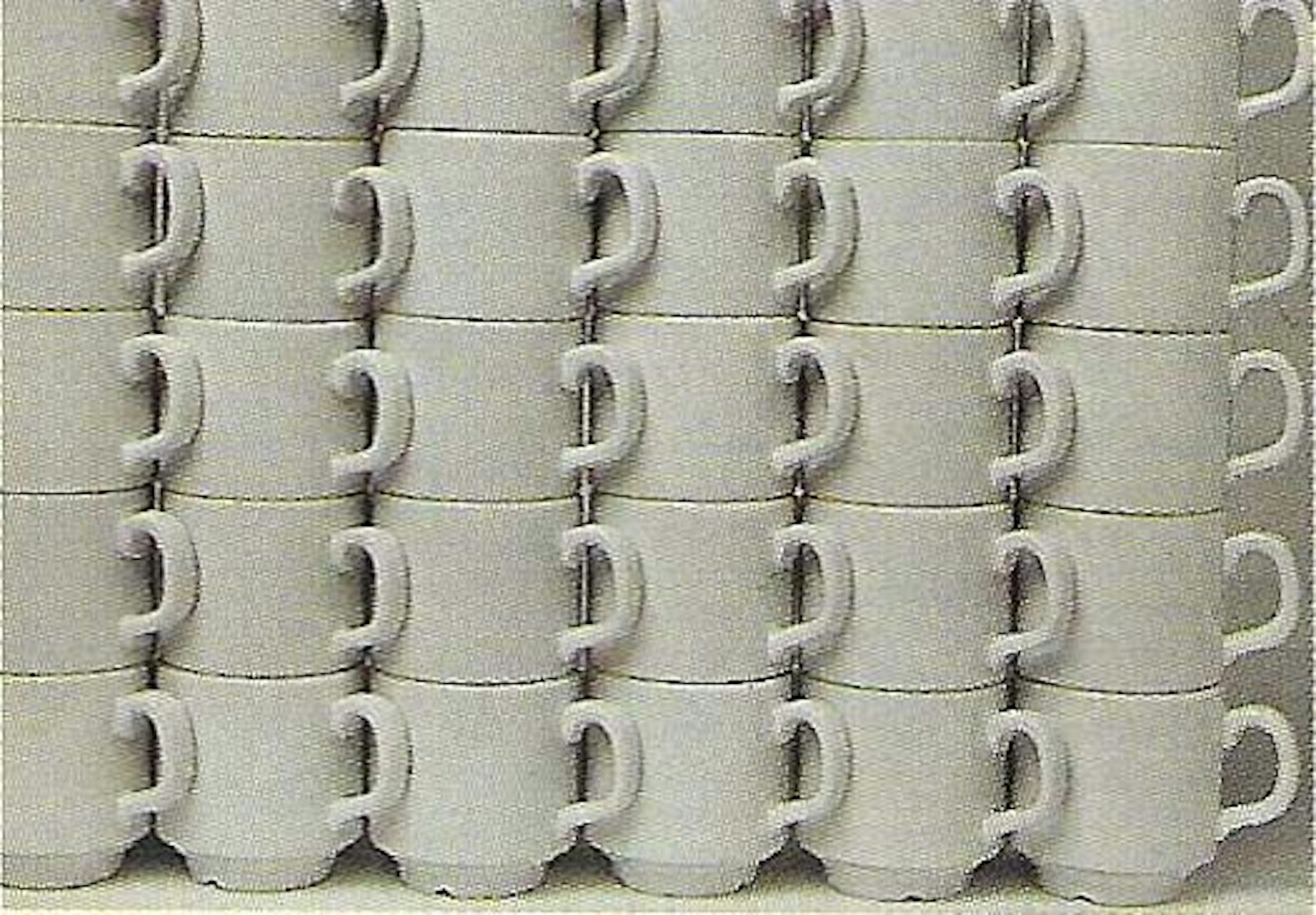 The stackable coffe cup 'Sonja', 1967, of which 30 million copies were manufactured.
