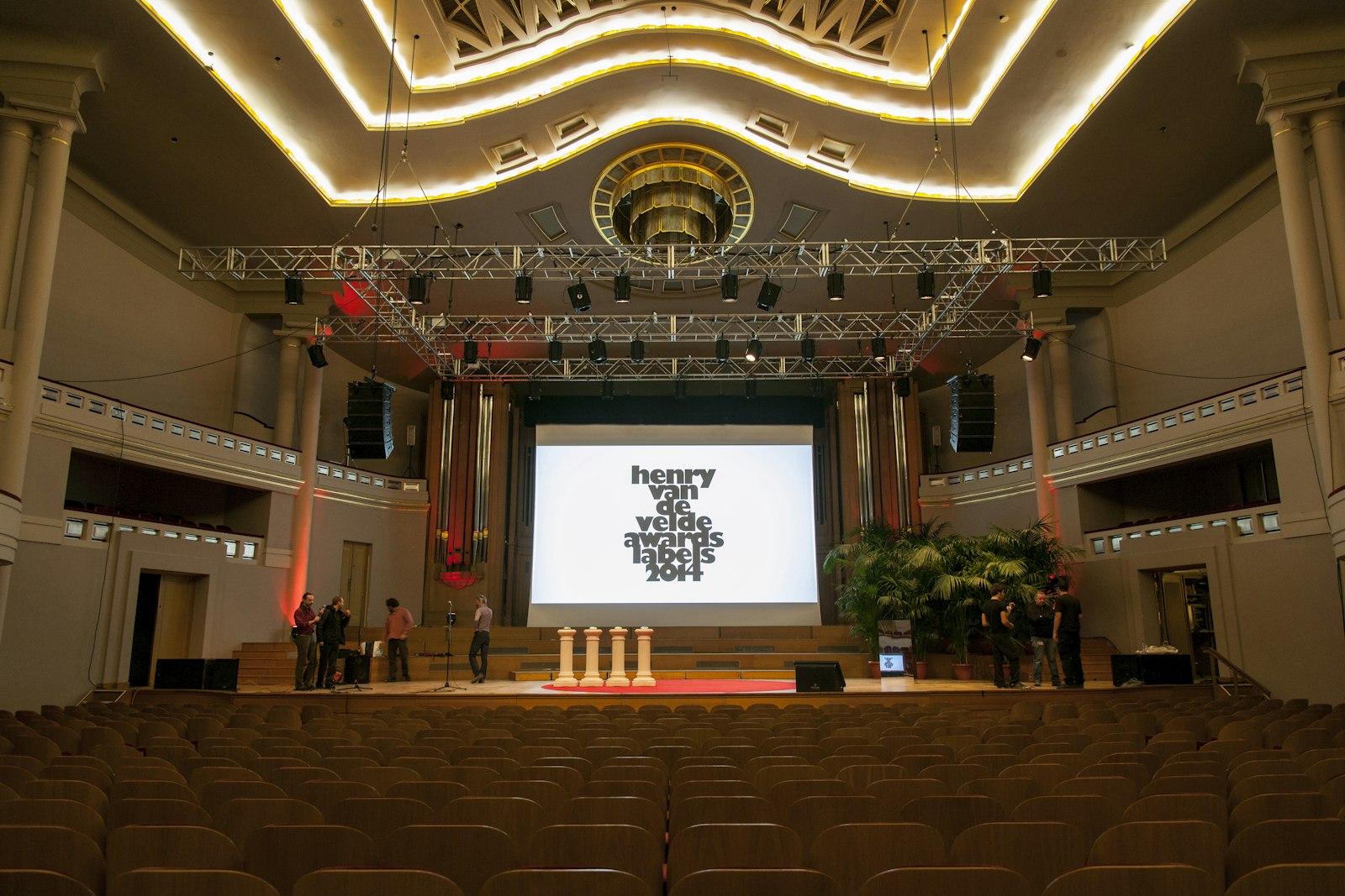 The first ceremony in Bozar (2014)