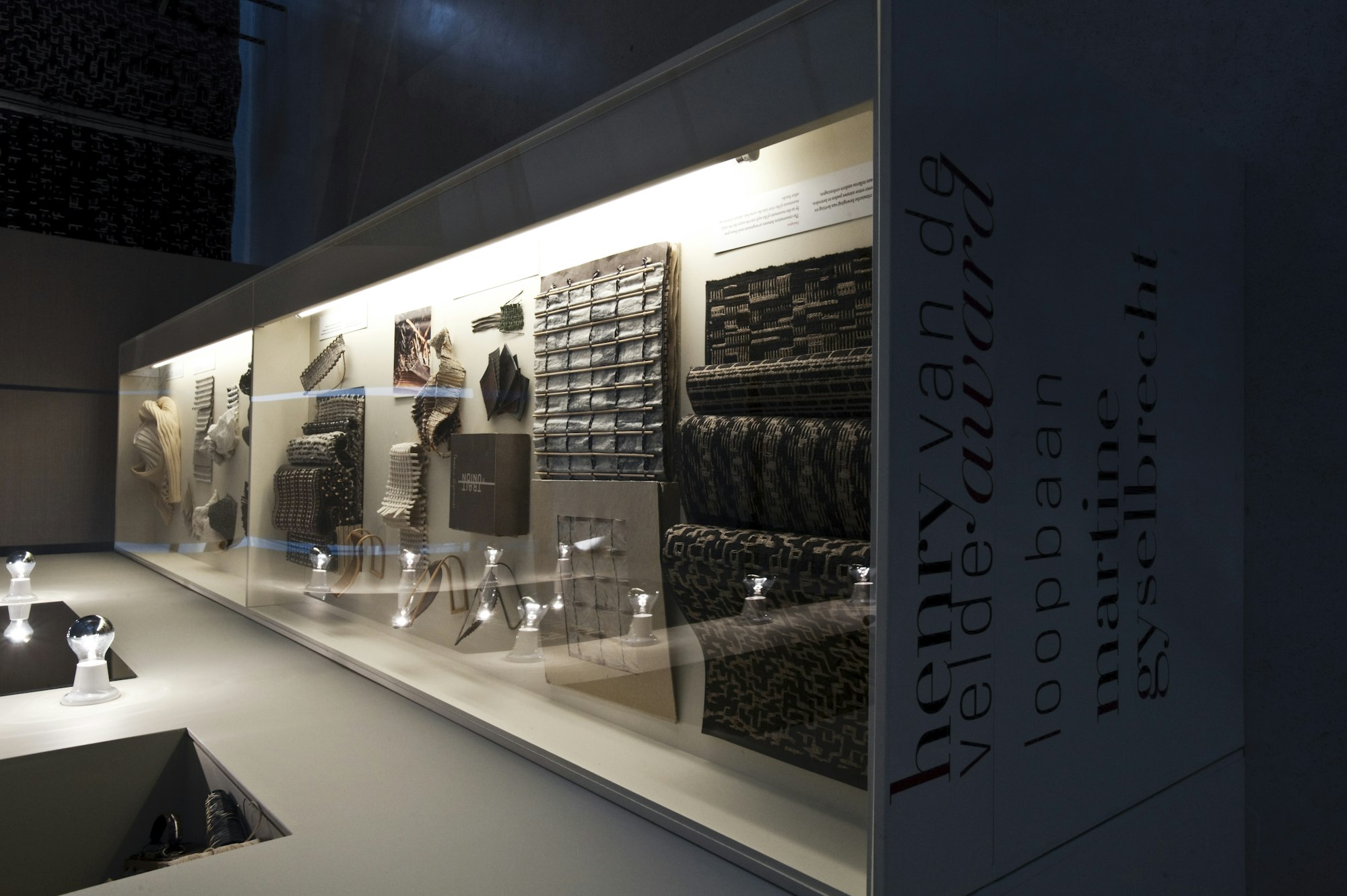  Martine Gyselbrecht's display at the exhibition (2009) © Lieven Herreman