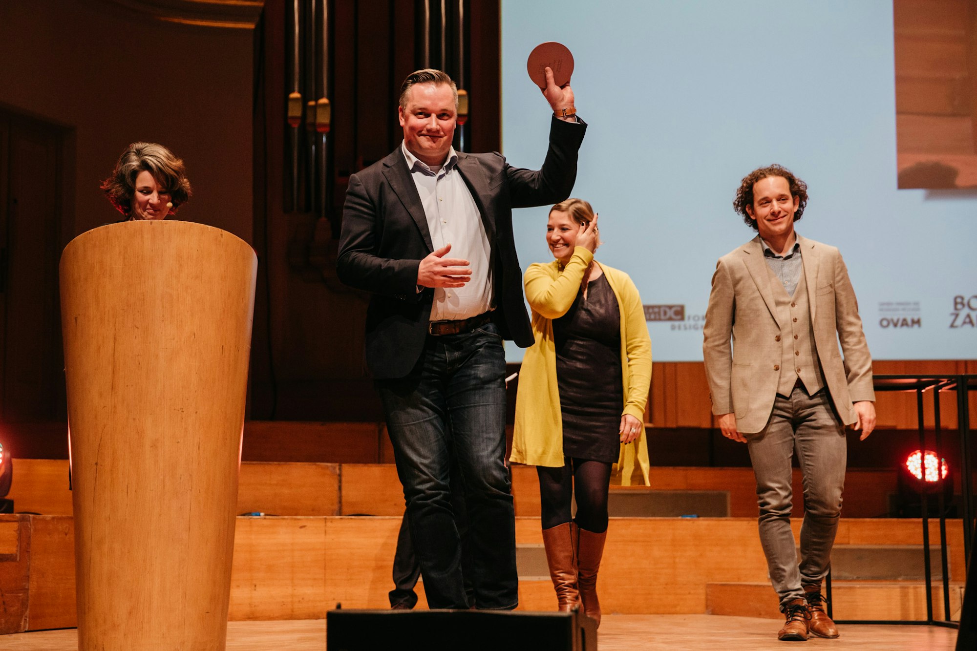 De uitreiking in de Henry Le Boeuf zaal (Bozar, 2017) © Fille Roelants