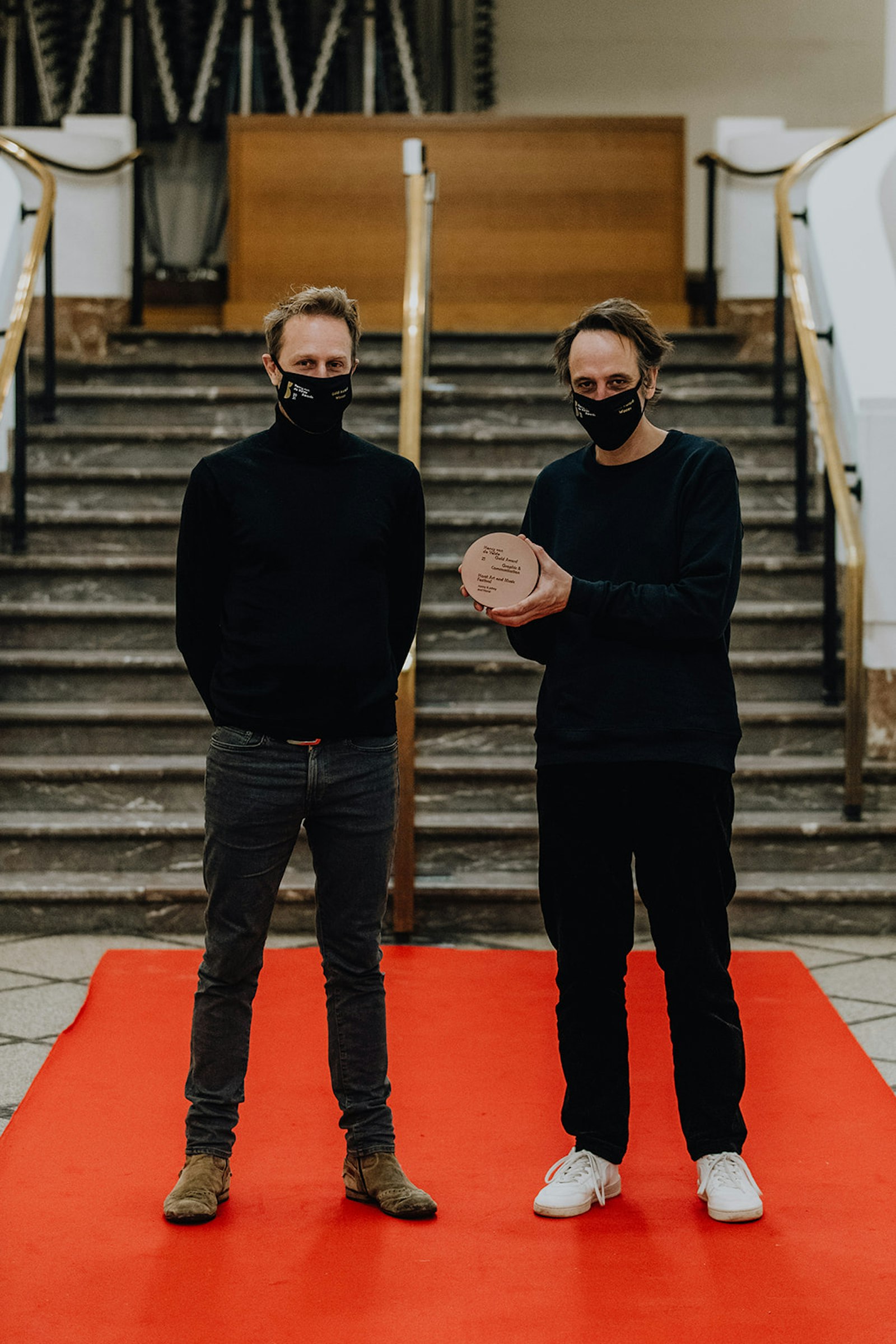 Ronny & Johny with their Graphic & Communication Gold Award