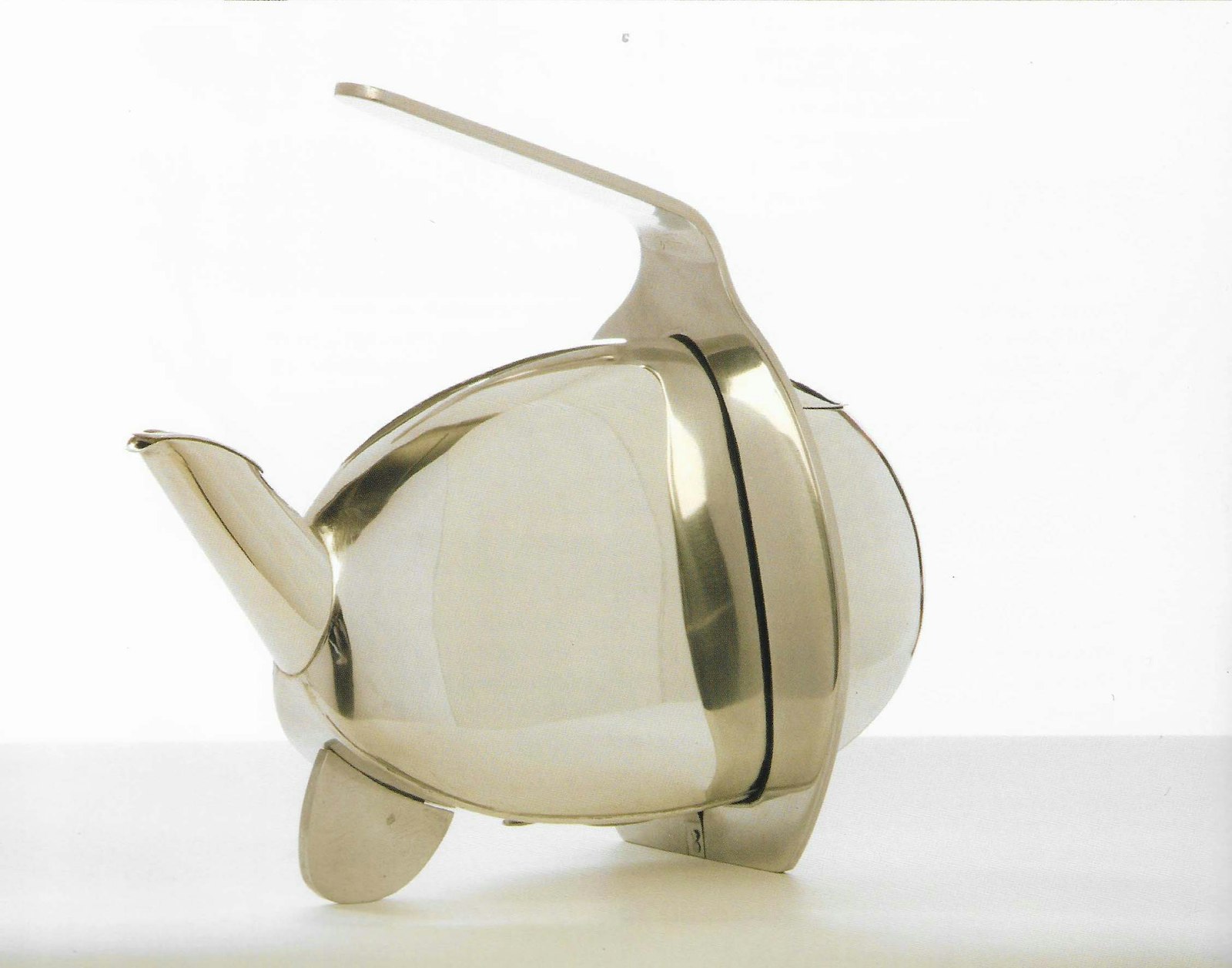 TGV, theepot, 1998, zilver