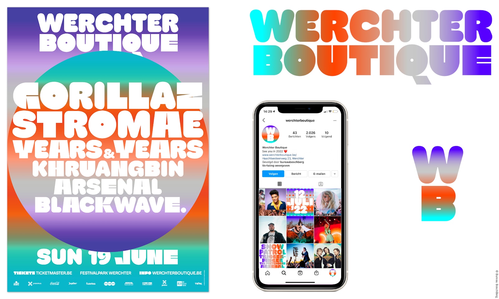 Corporate identity Werchter Boutique