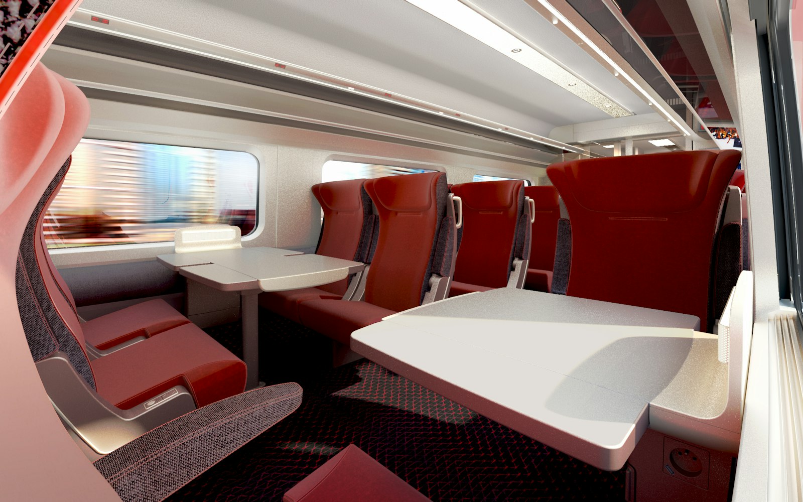 Interior renovation Thalys Ruby