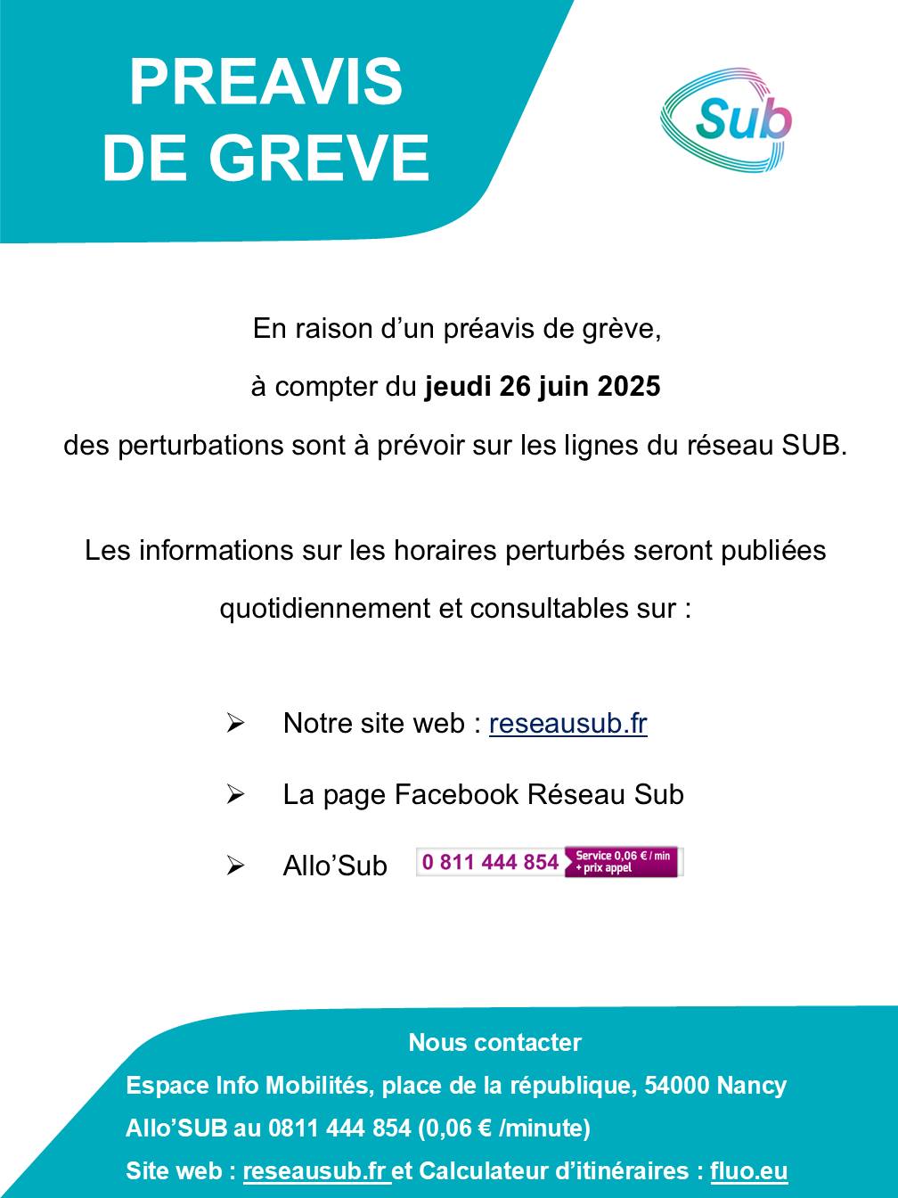 Préavis de grève