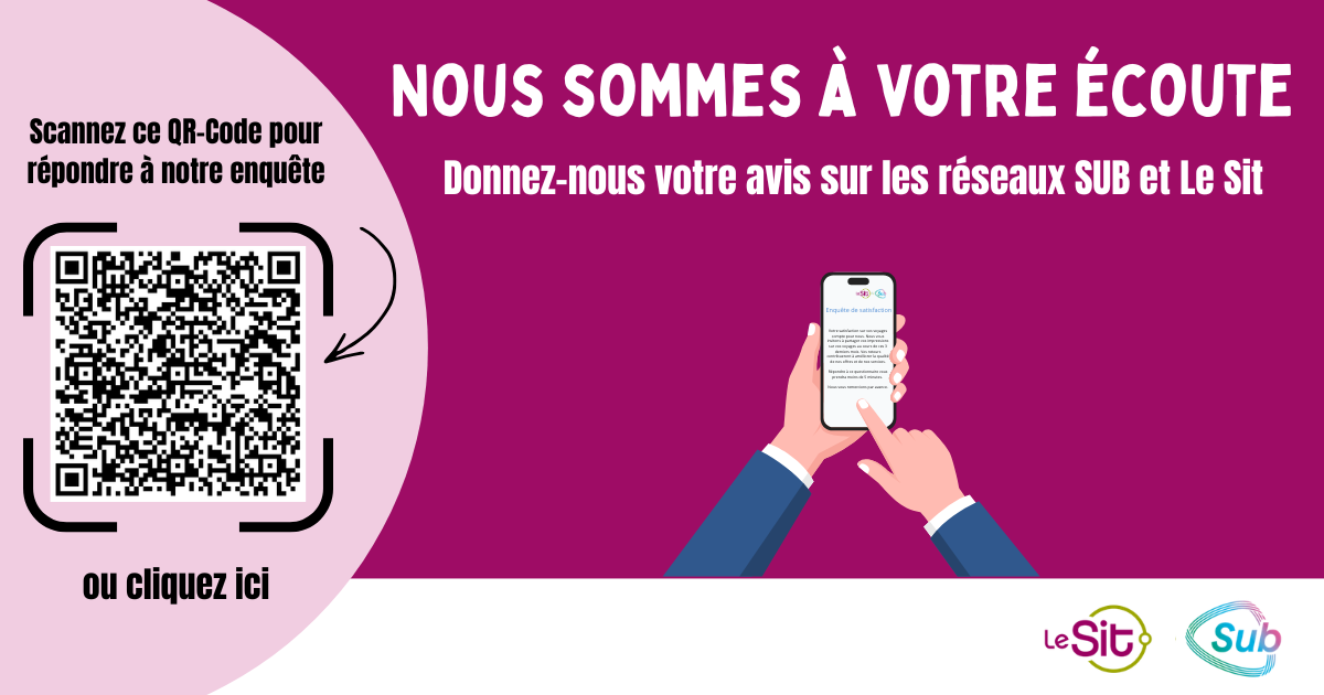 Nous sommes à votre écoute !