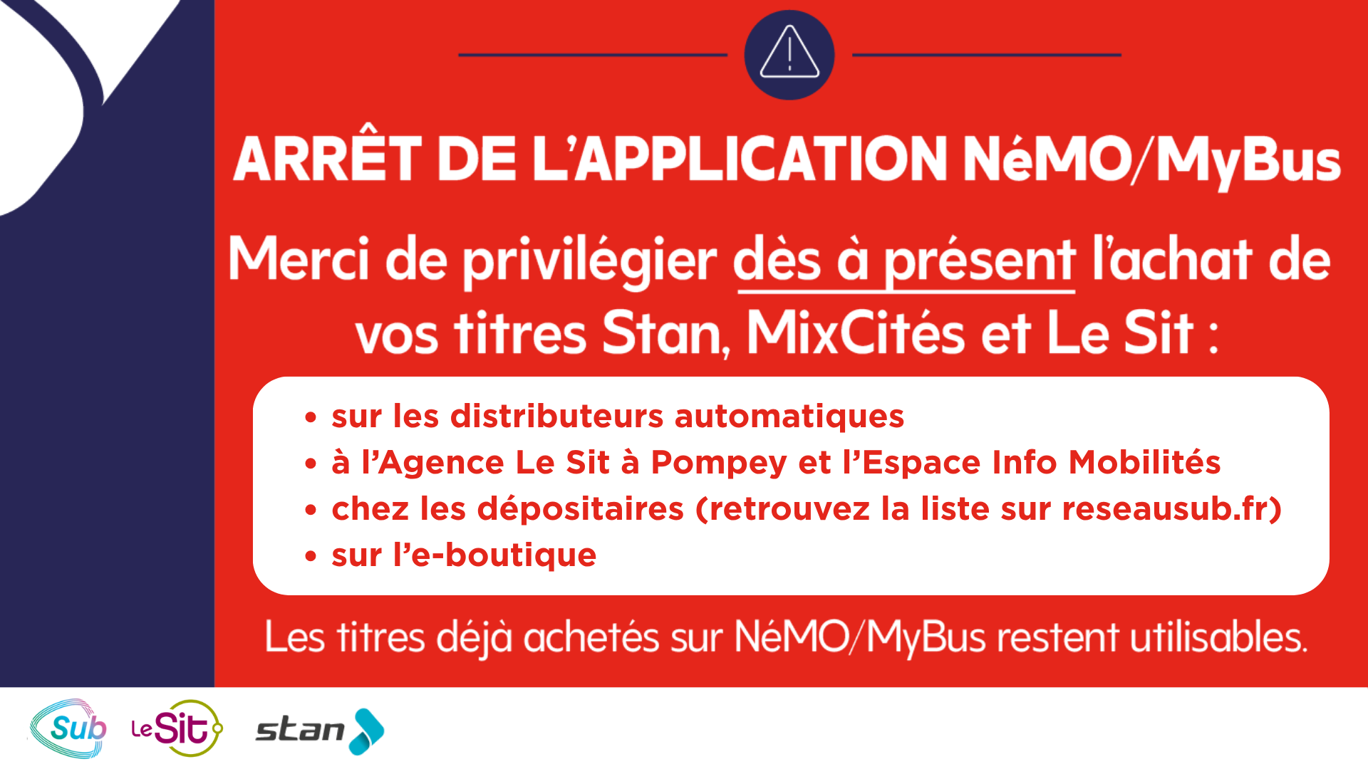 Arrêt application NéMO