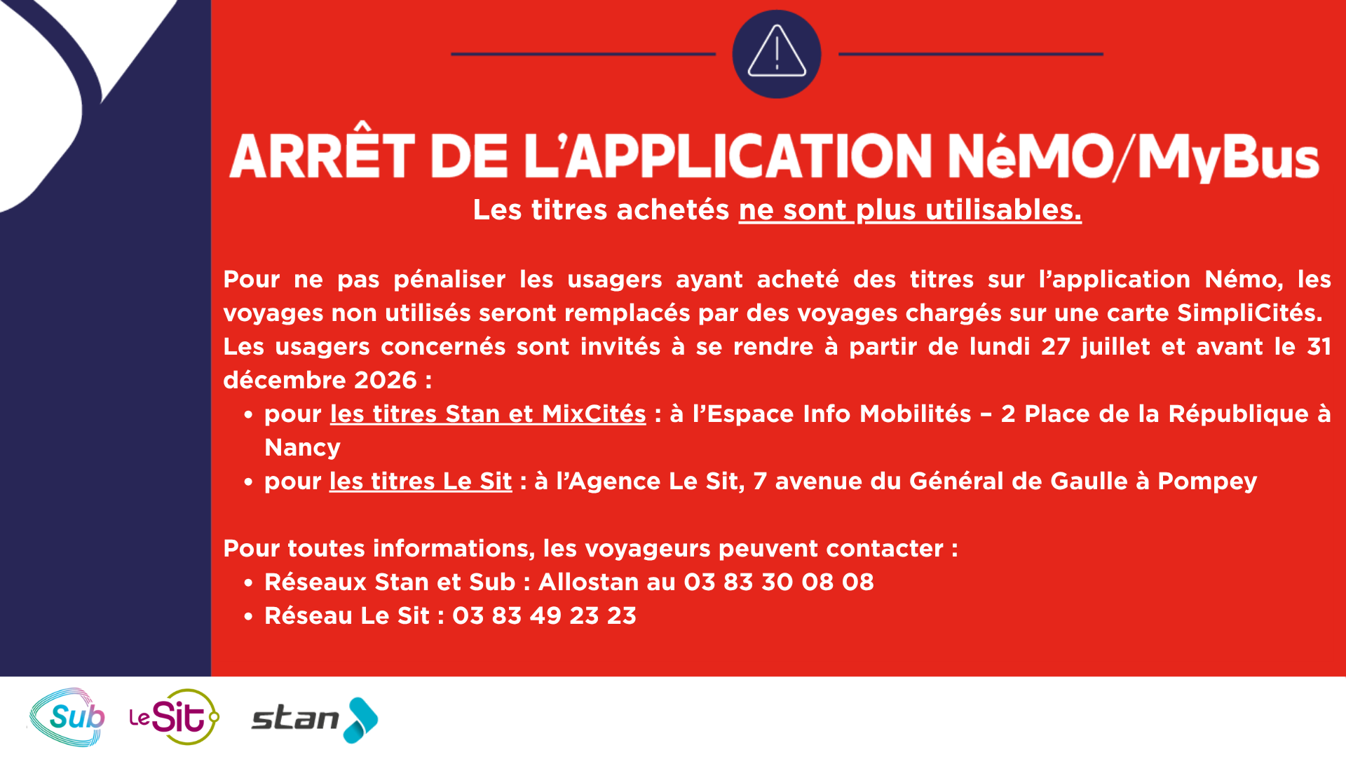 Modalité de remboursement