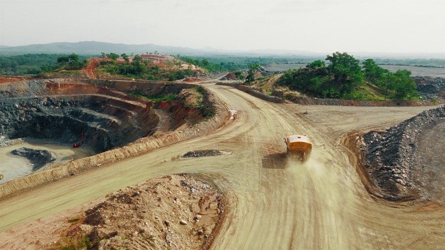 Mine landscape