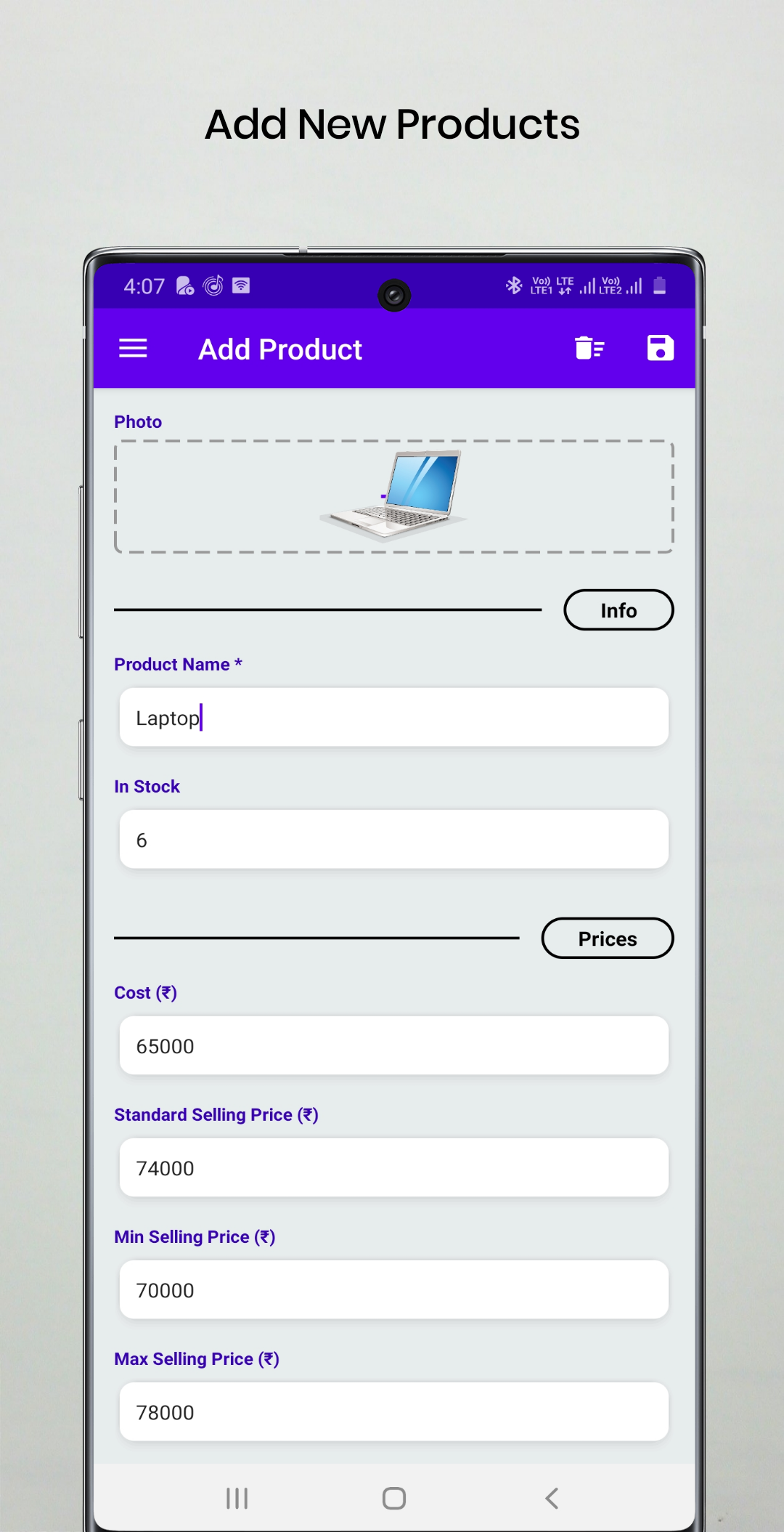Price List Lite screenshot 2