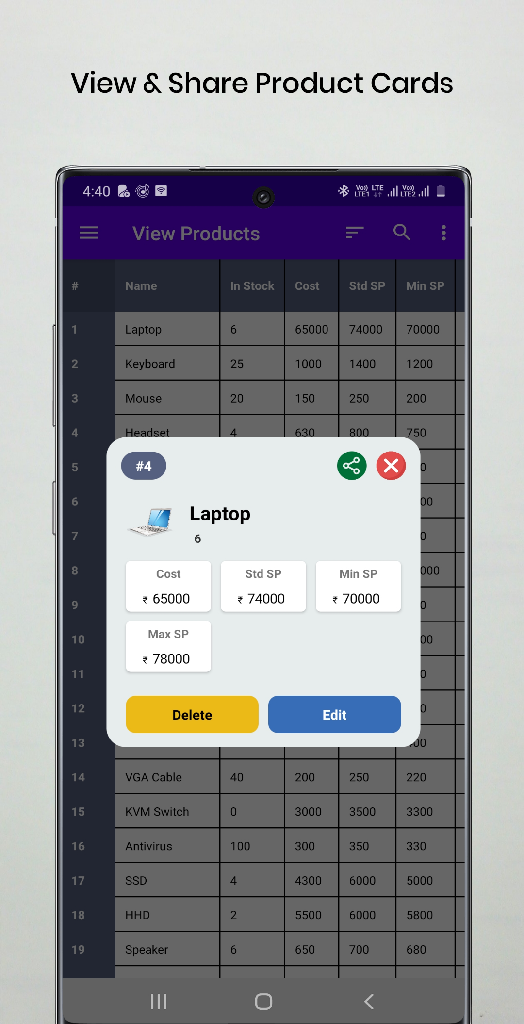 Price List Lite screenshot 4