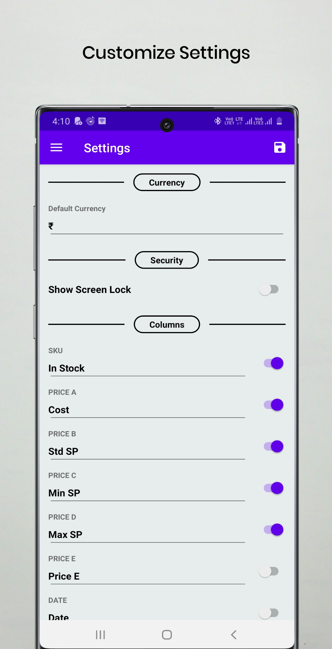 Price List Lite screenshot 6