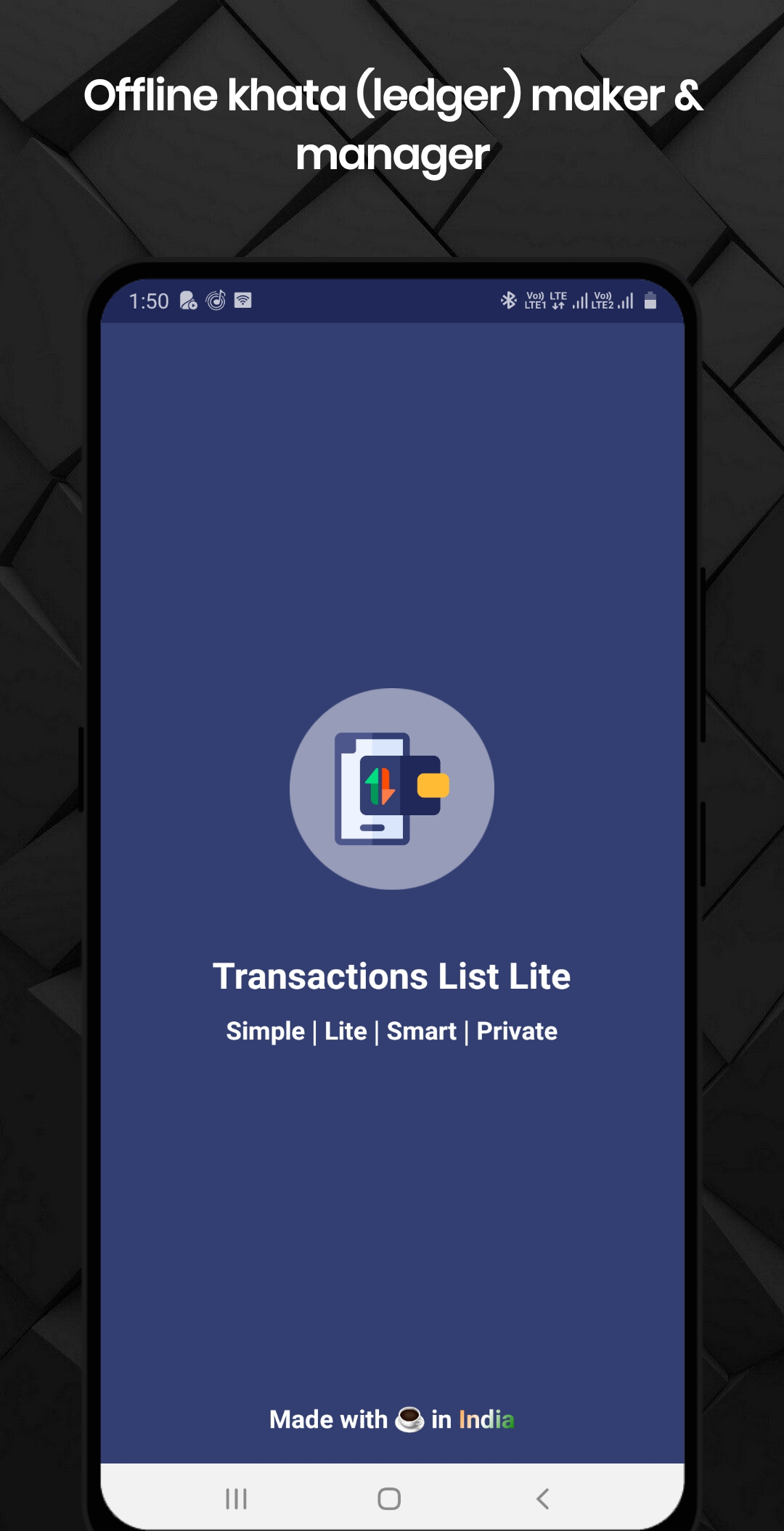 Transactions List Lite screenshot 2