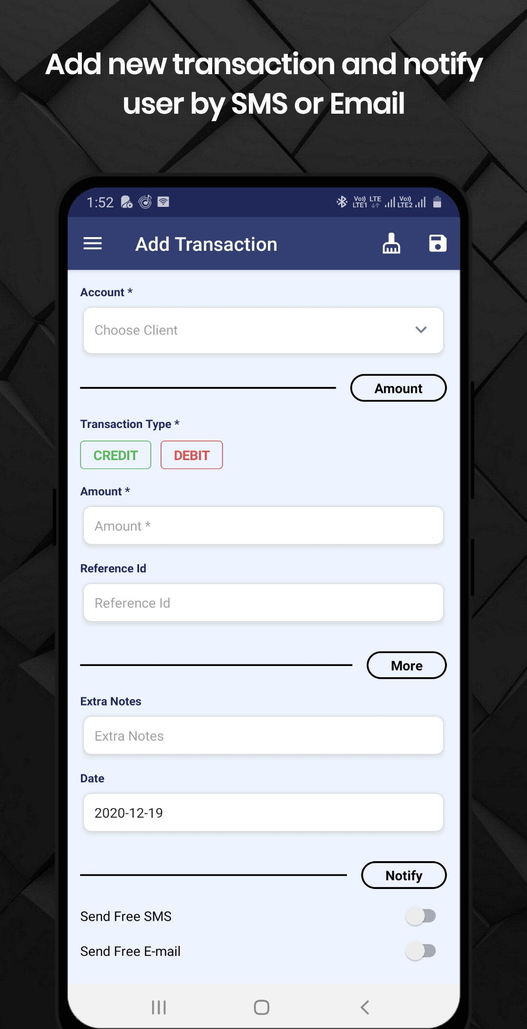 Transactions List Lite screenshot 5