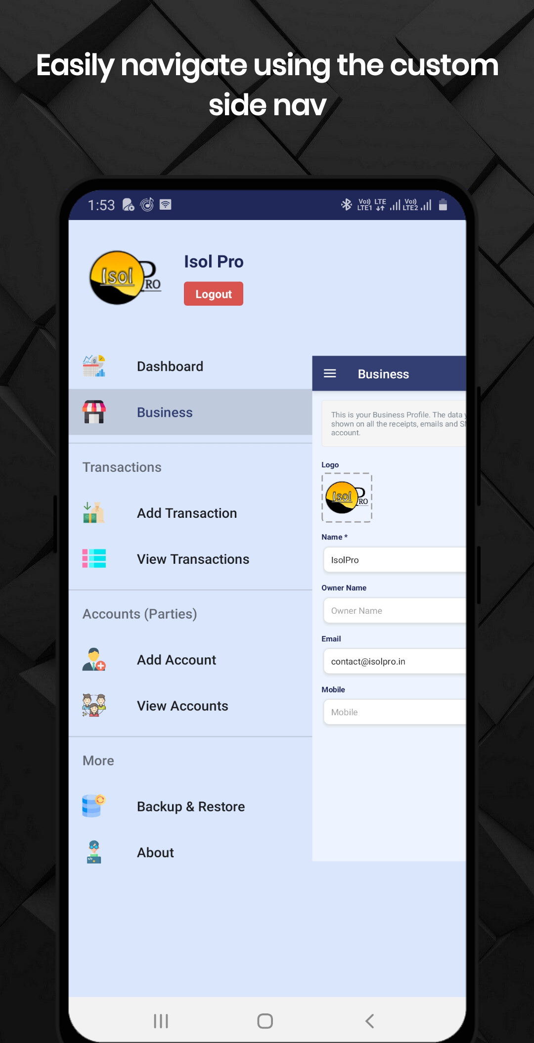 Transactions List Lite screenshot 7