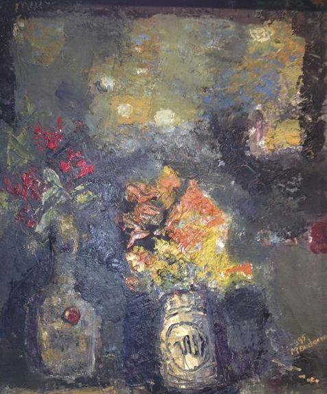 Still Life, by Artist: Fateh Moudarres