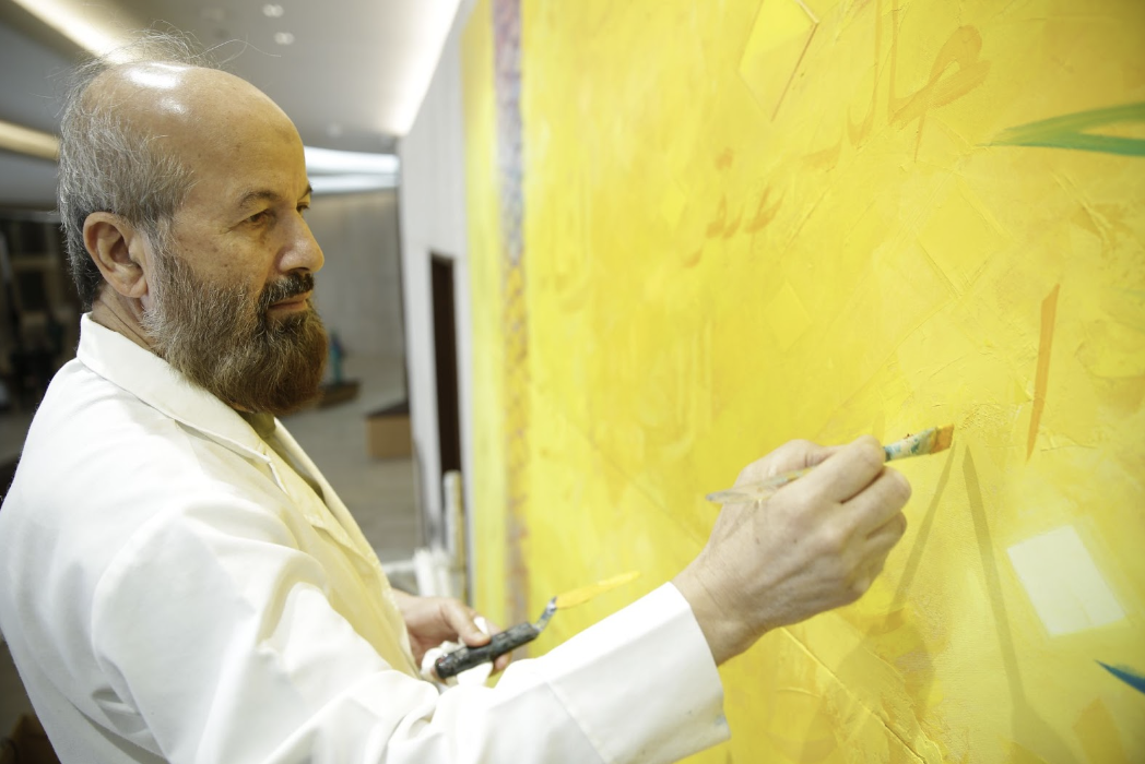 Artist Studio Visit: Abdul Qader Al Rais 