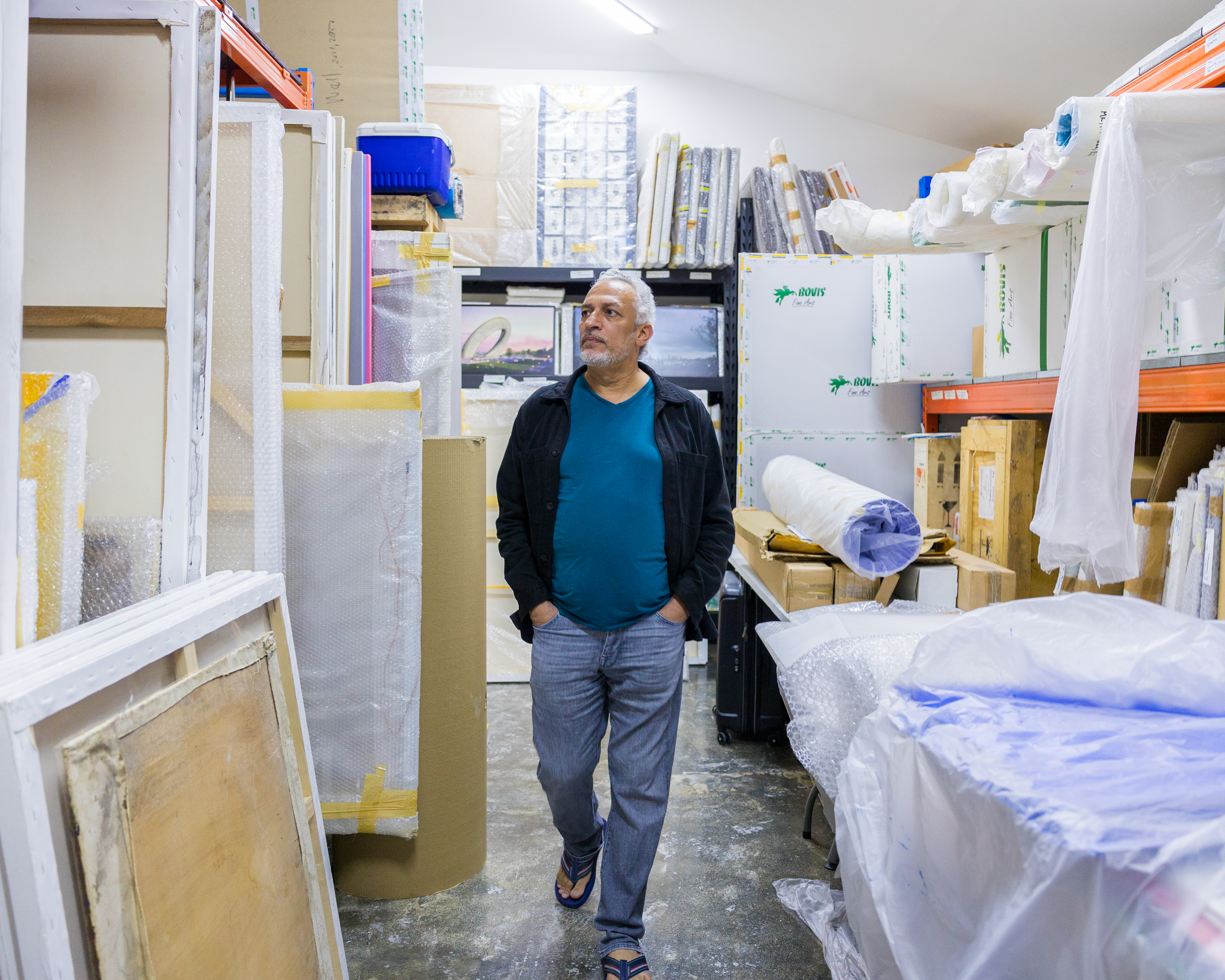 Mohammed Kazem: Artist Studio Visit